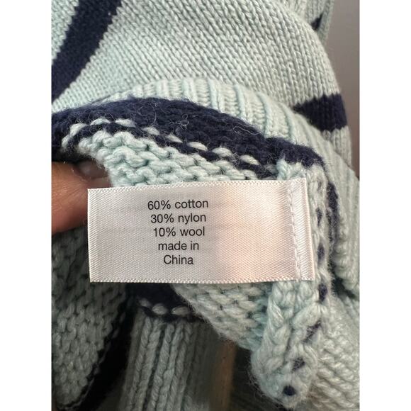 Lane Bryant Blue Striped Womens Long Sleeve Sweater Size 22/24 - Picture 3 of 4